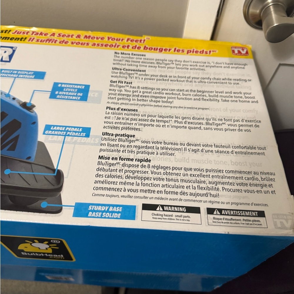 BluTiger Compact Seated Elliptical Machine - Picture 7 of 9